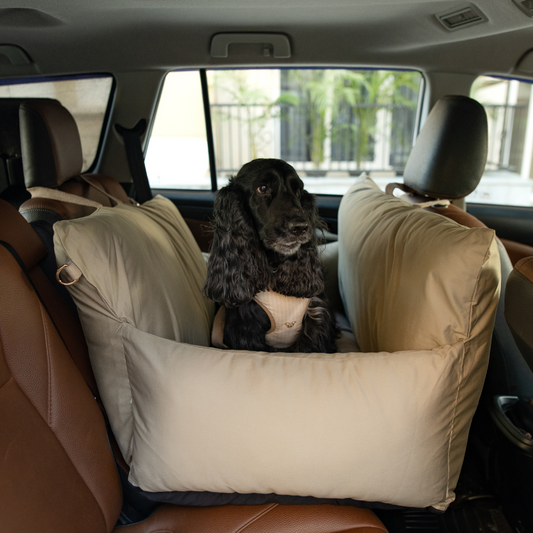 Washable Dog Travel bed | Cotton Dog Car Seats online India