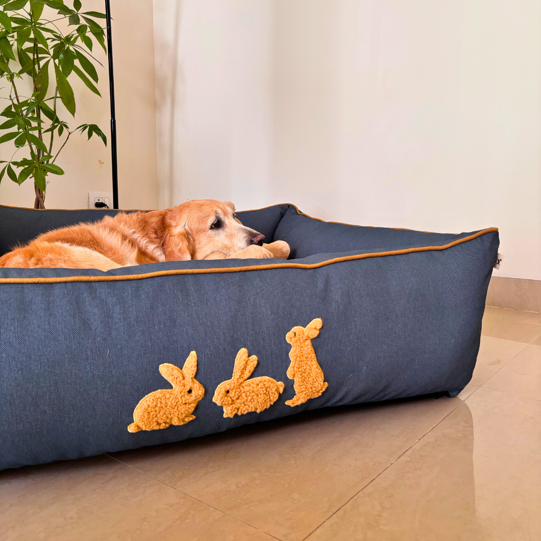 Large Dog Cotton bed | Washable beds for large dogs India