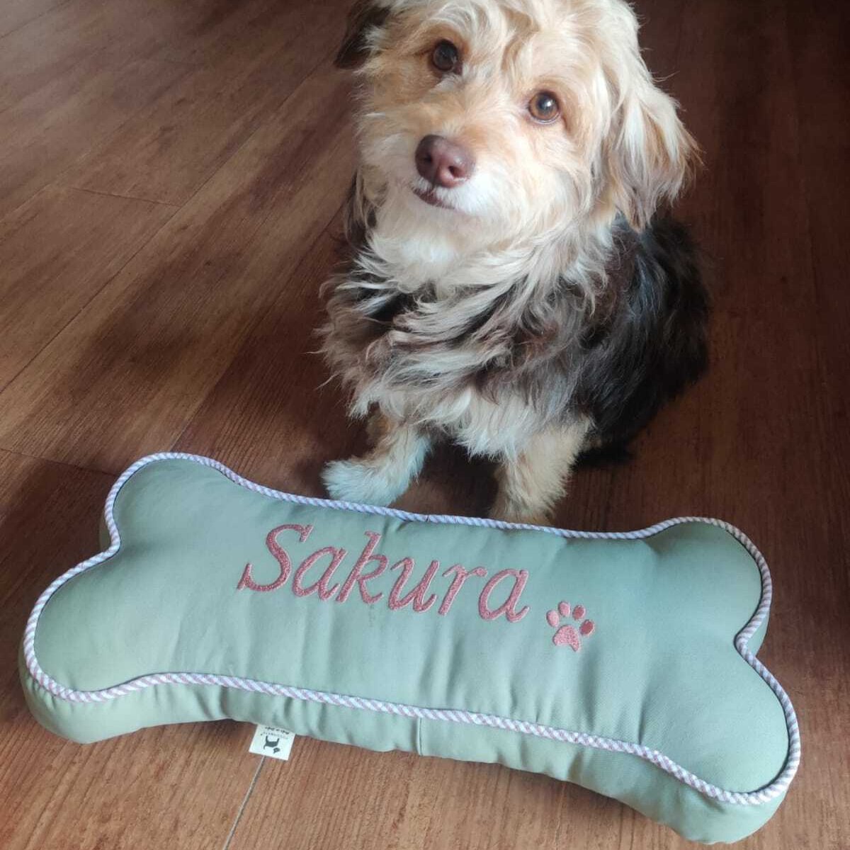 PoochMate Personalized Dog Bone Pillow