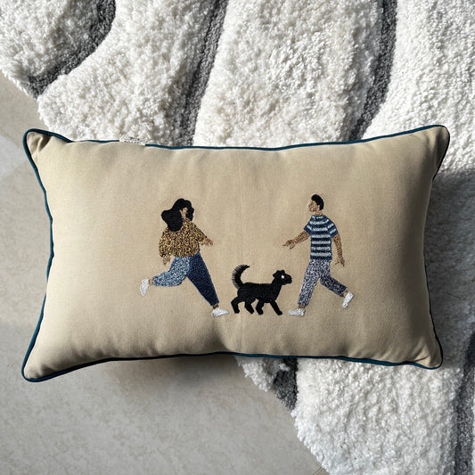 Dog cushions with removable covers 