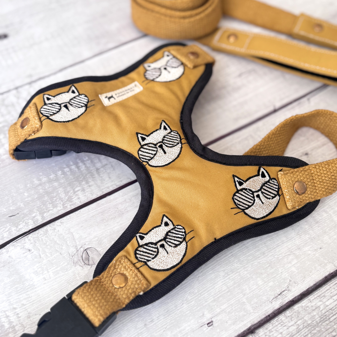 Cotton Dog Harness online India | Adjustable dog Harness sets online India