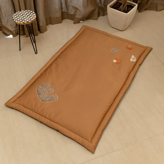 PoochMate OAK BOHO Brown Cotton Mat : Galaxy